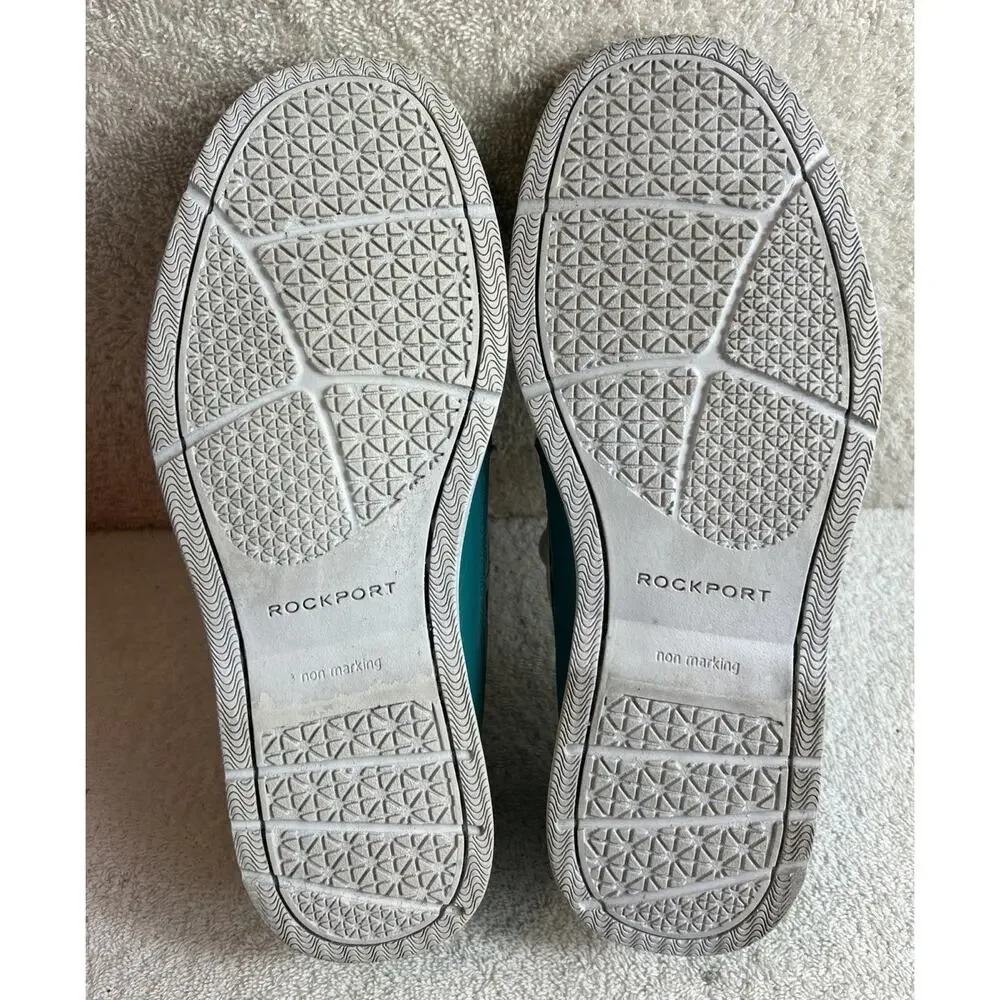Men's Rockport K71571 Wave Crasher Teal/white Shoes US 8.5 M